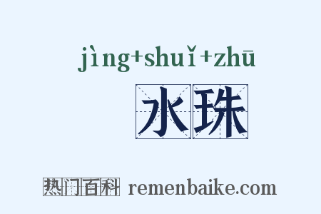 浄水珠是什么意思的图片